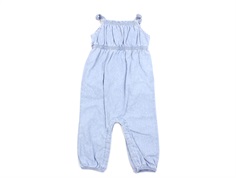 Name It light blue denim prikker buksedragt